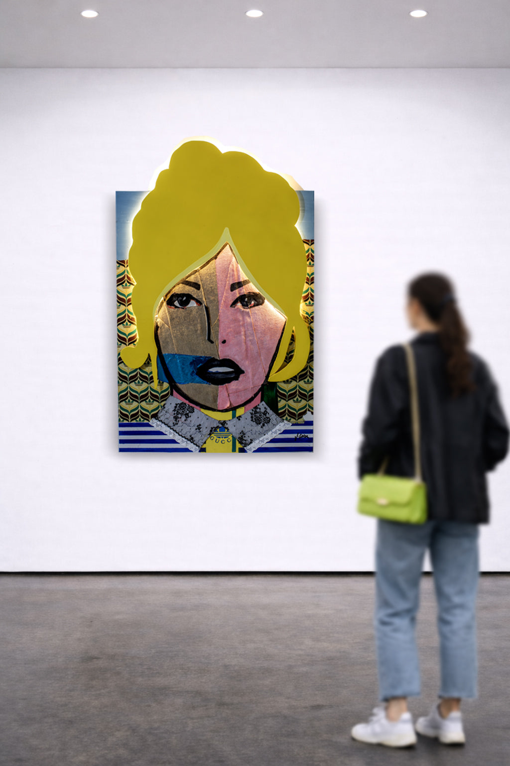 Jeune fille au chignon