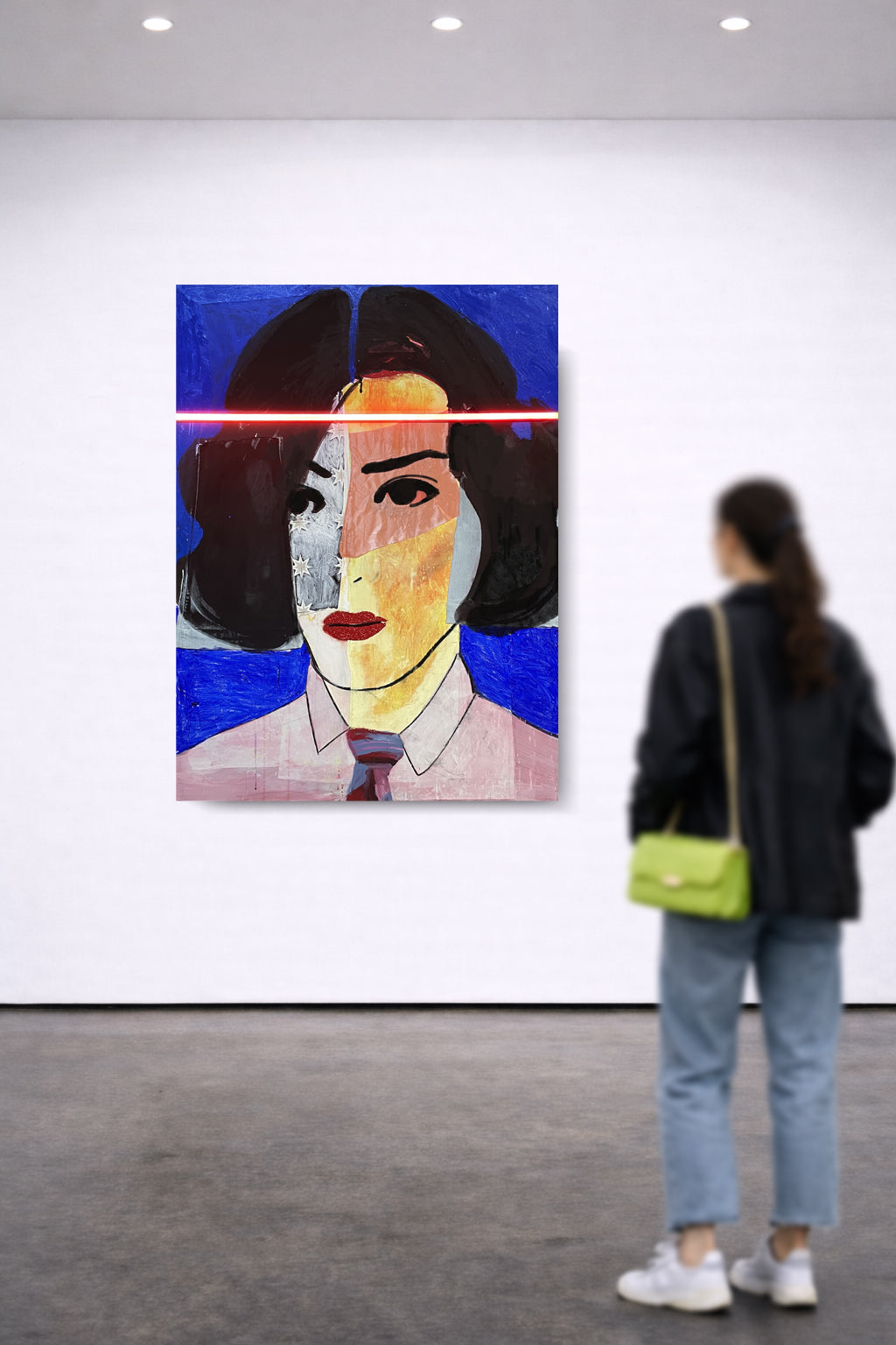 Portrait à la cravate